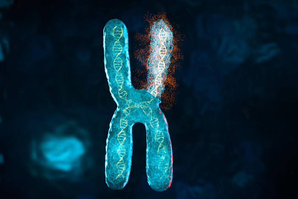 Mutation Chromosome With Dark Background 3d Rendering (2) (1)